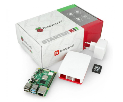 Mini PC Raspberry Pi Zestaw 4B WiFi 2GB RAM, 32GB, oficjalne akcesoria